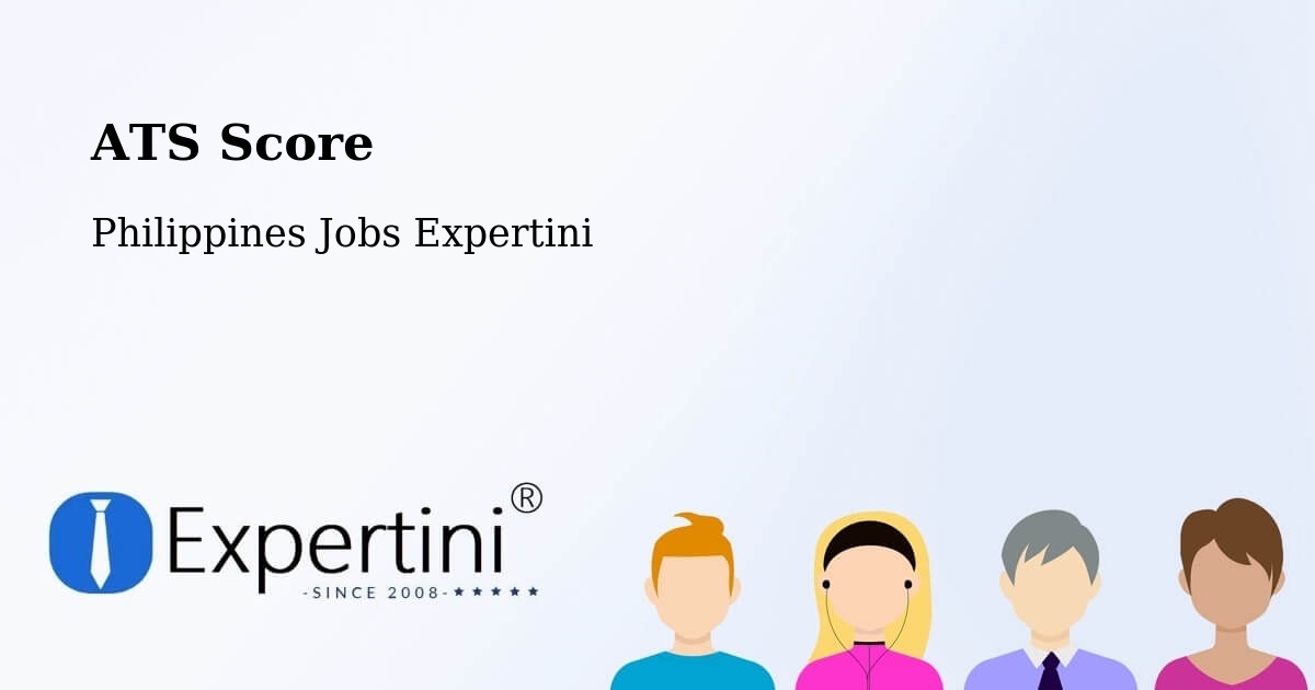 Resume ATS Score & Job Description Match Tool – General Trias - Philippines Jobs Expertini